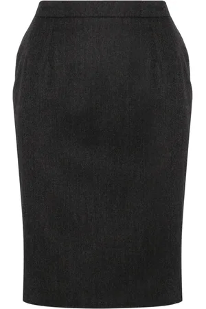 VALENTINO GARAVANI 1990s wool pencil skirt