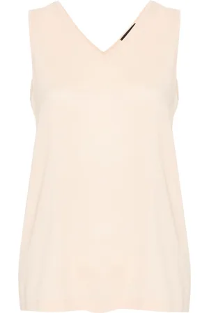 Fabiana Filippi Georgette-crepe top