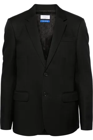 OFF-WHITE Single-breasted twill-weave blazer