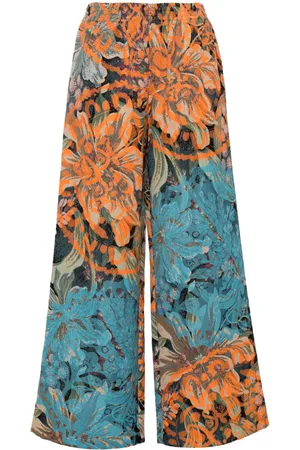 Rianna + Nina Kipos Melina Brocade wide-leg pants