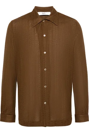 Séfr Ripley pointelle-knit shirt