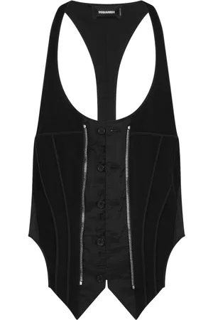 Dsquared2 Deconstructed panelled waistcoat