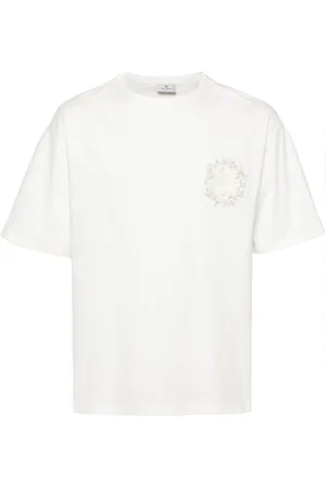 Etro Pegaso-embroidered cotton T-shirt