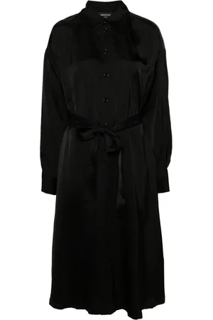 Fabiana Filippi Belted satin shirtdress