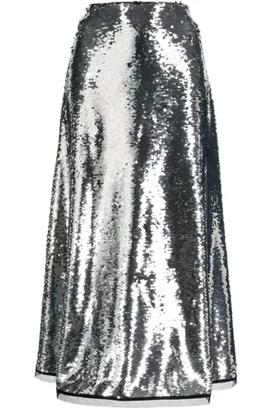 Molly Goddard Sequinned midi skirt