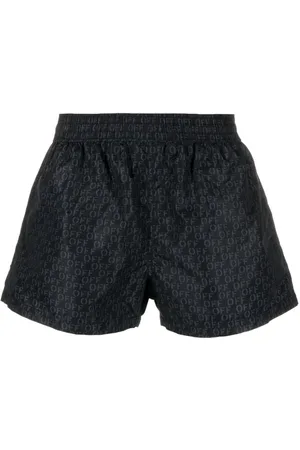 OFF-WHITE Monogram-print swim shorts