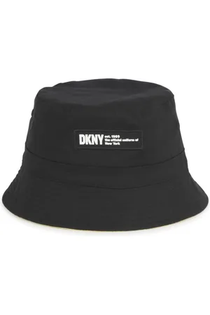 DKNY Reversible cotton bucket hat