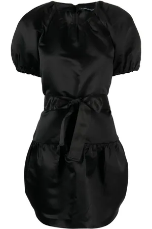 Cynthia Rowley Satin tulip mini dress