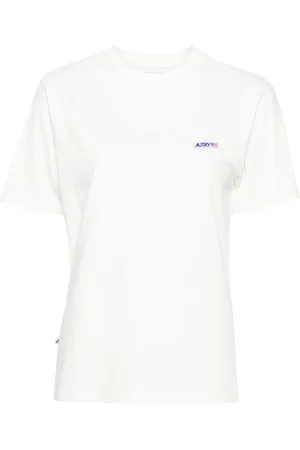 Autry Logo-patch cotton T-shirt