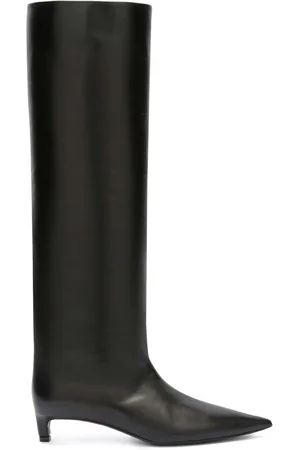 Jil Sander 30mm knee-high leather boots