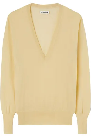 Jil Sander V-neck cashmere top