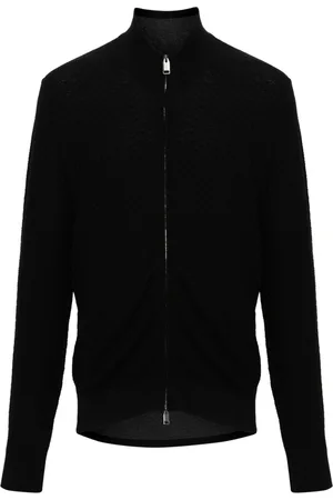 BRIONI Interwoven zipped jumper