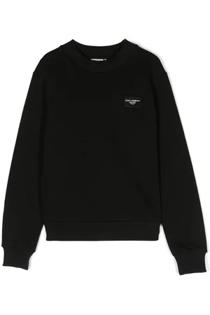 Dolce & Gabbana Logo-patch cotton sweatshirt