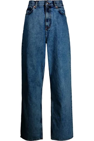 WARDROBE.NYC Low-rise straight-leg jeans