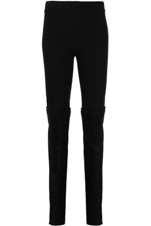 ISABEL BENENATO Layered slim-cut trousers