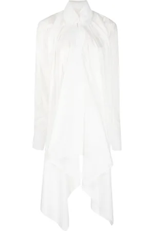 MARC LE BIHAN Asymmetric poplin shirt