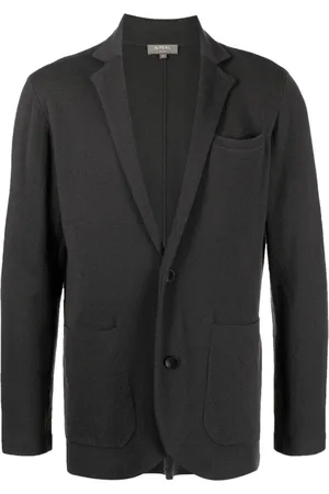N.PEAL Fine-knit V-neck jacket