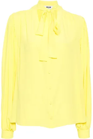 Msgm Tie-fastening long-sleeve shirt