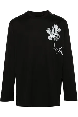 Y-3 GFX floral-print cotton T-shirt