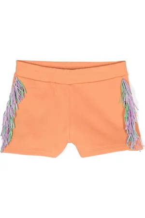 Stella McCartney Fringed jersey shorts