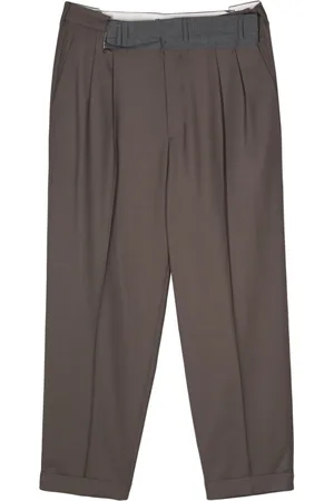 MAGLIANO Pleat-detail wide-leg trousers