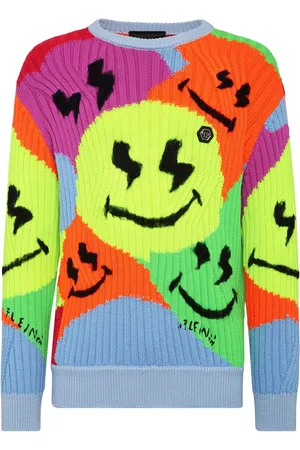 Philipp Plein Smile Graffiti jumper