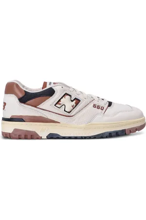 New Balance 550 panelled leather sneakers