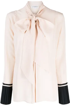 Victoria Beckham Pleat-detail silk blouse