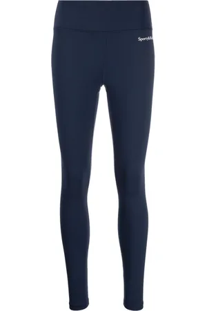 Sporty & Rich Serif Logo-print leggings