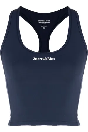 Sporty & Rich Logo-print tank top