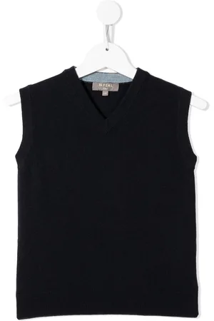 N.PEAL Organic cashmere knitted vest top