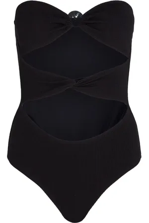 Karl Lagerfeld Fan Charm strapless swimsuit
