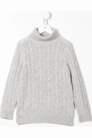 N.PEAL Organic cashmere roll-neck jumper