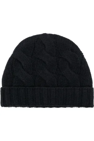 N.PEAL Chunky cable-knit beanie