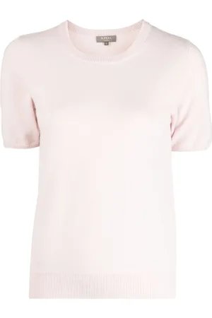 N.PEAL Short-sleeved cashmere top