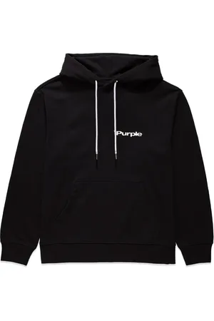 Purple Brand Logo-print cotton hoodie