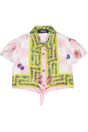 VERSACE Blossom silk shirt