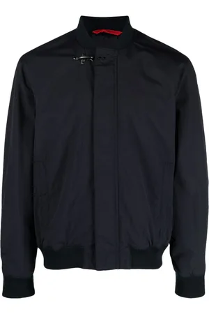 FAY Gancini-buckle bomber jacket