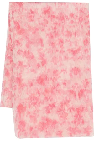 Serafini Abstract-pattern tulle scarf