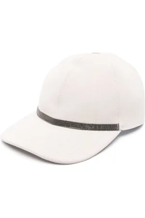 Brunello Cucinelli Monili-chain curved-peak cap