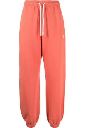 MARCELO BURLON Logo-embroidered cotton track pants