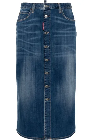 Dsquared2 Med-length denim skirt