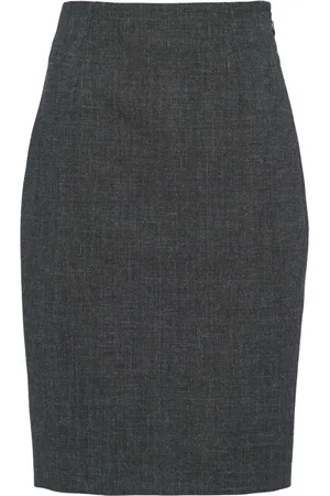 Prada Virgin wool pencil miniskirt