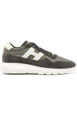 Hogan Interactive panelled leather sneakers