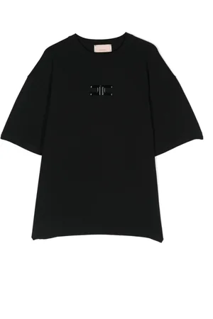 Elisabetta Franchi Logo-appliqué T-shirt