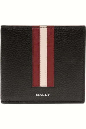 Bally Logo-stamp leather wallet