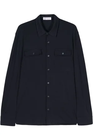 Brunello Cucinelli Classic-collar cotton shirt