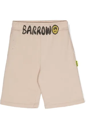 BARROW Logo-print cotton shorts