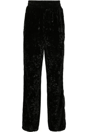 AMIRI Crushed velvet track pants