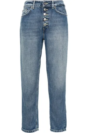 Dondup Koons mid-rise cropped jeans